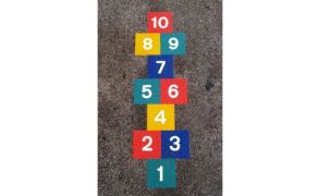 Centrecoat Thermoplastic Hopscotch Game
