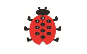 *Centrecoat Thermoplastic Ladybird Hopscotch Game