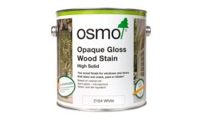 Osmo Opaque Gloss Wood Stain (2104 White)
