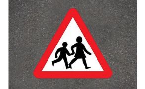 Centrecoat Thermoplastic Road Sign Children Crossing Warning